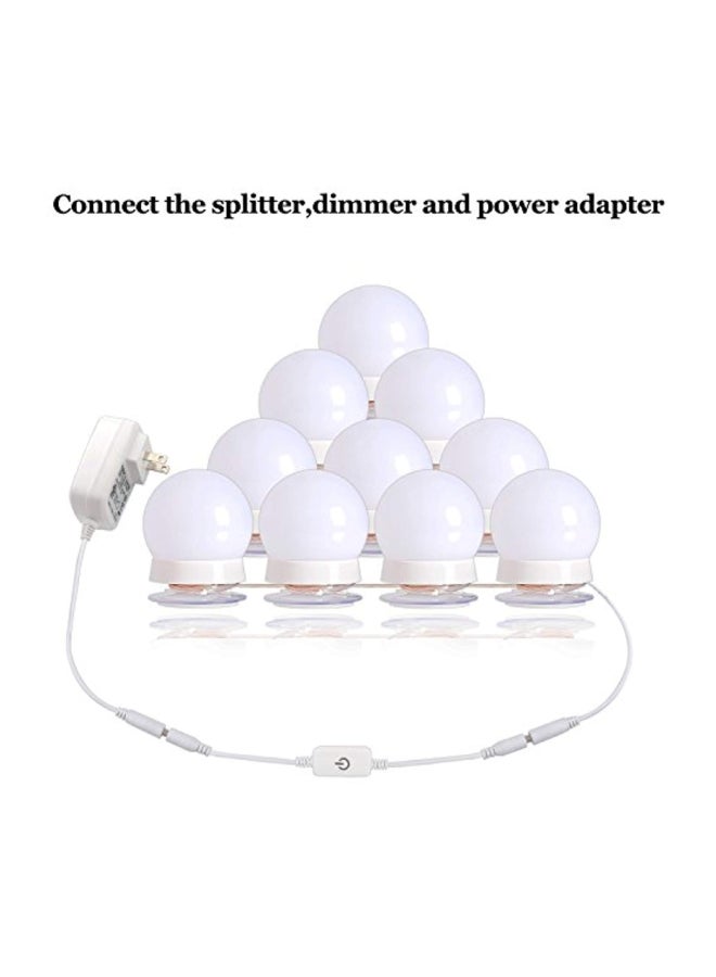 Brightown 10-Piece LED Vanity Mirror Lights Set White - Image 5