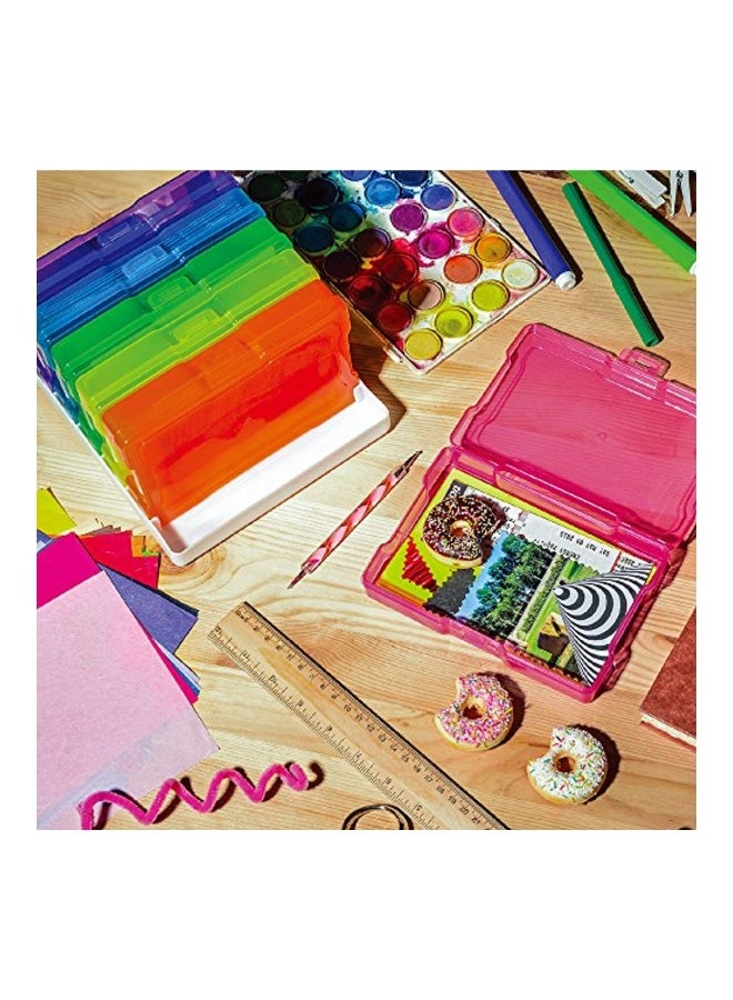 Novelinks - Transparent Storage Container Box Multicolour 14.8x12x5.1inch - Image 1