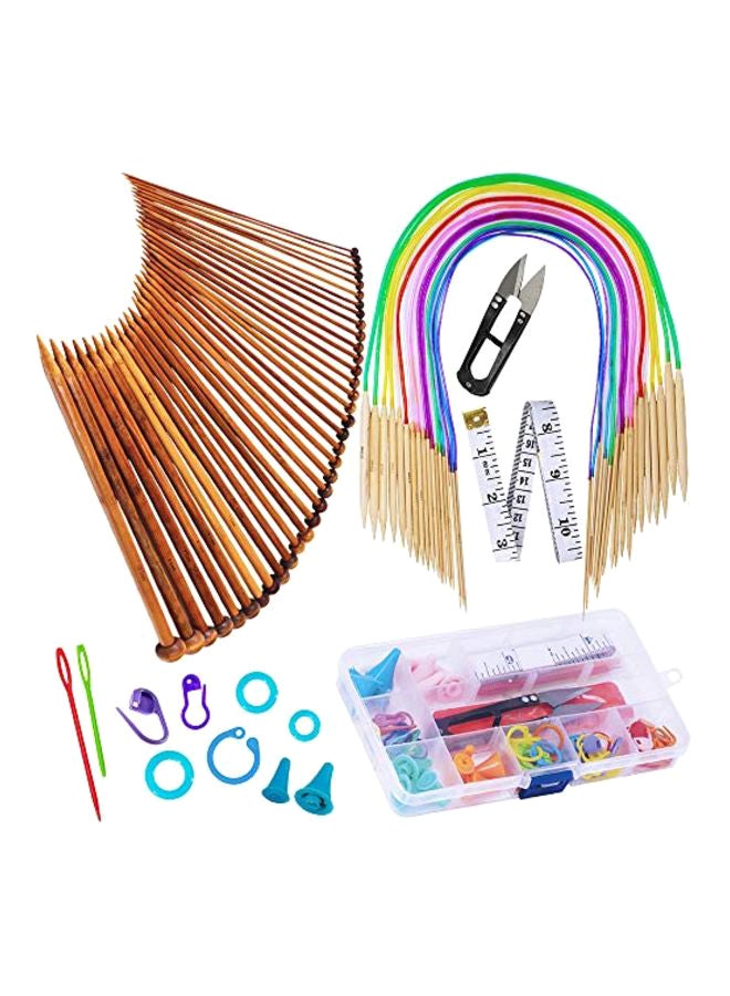 54-Piece Knitting Needles Set Multicolour - v1557478219/N25347780A_1