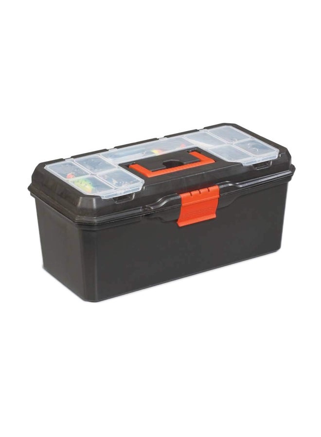 Organizer And Storage Tool Box Black/Orange 16x7x8inch - v1557478221/N25347782A_1