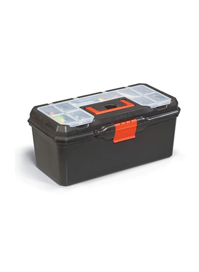 Organizer And Storage Tool Box Black/Orange 16x7x8inch - v1557478221/N25347782A_2