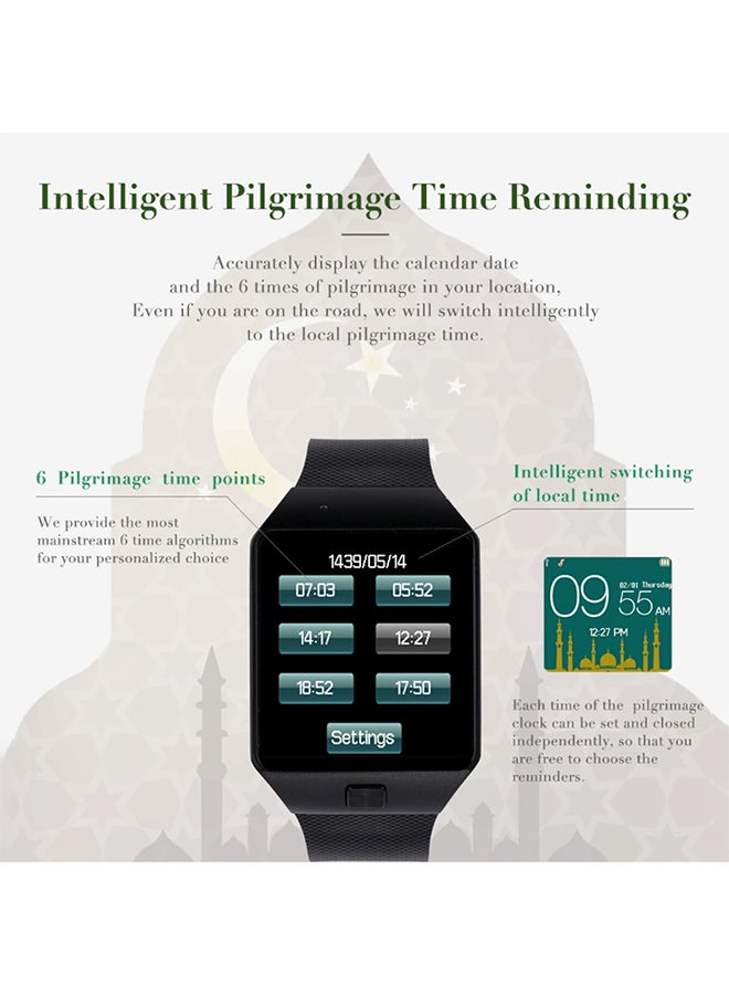 Generic - Multi-Functional Pilgrimage SmartWatch With Direction White - Image 1