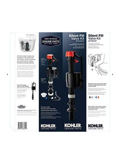 Kohler Silent Fill Valve Kit Black/Red/White 17x5x3.5inch  - Image 2