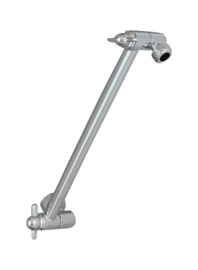 DELTA FAUCET Adjustable Shower Arm Silver 10.5 x 3 x 1.5inch - Image 1