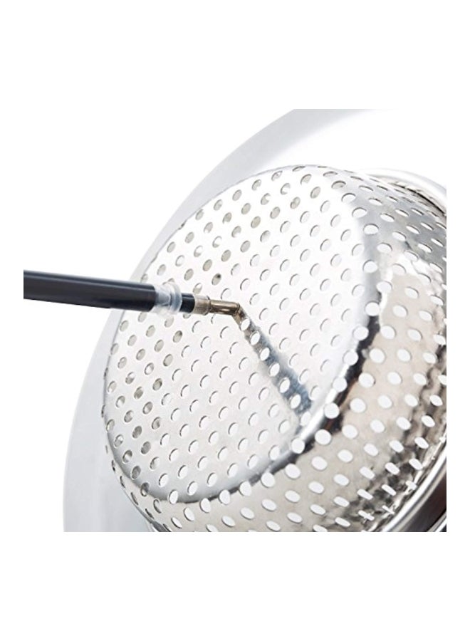 Fengbao 2-Piece Kitchen Sink Steel Strainer Silver 4.5x1x4.5inch  - Image 3
