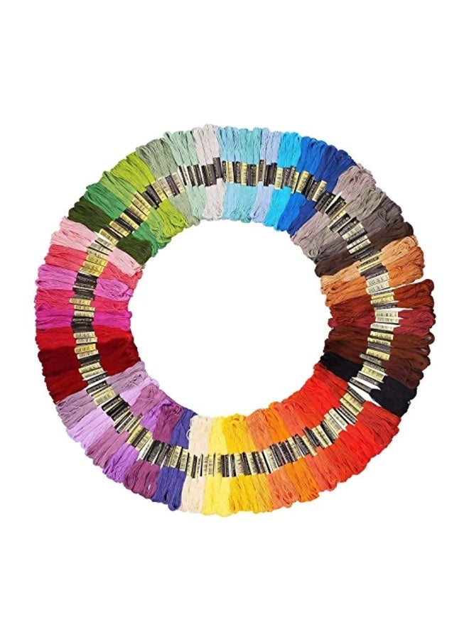 iShyan 150 Embroidery Cross Stitch Thread Kit Set Multicolour - Image 1