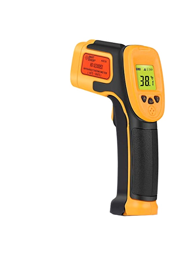 SOVARCATE Digital IR Laser Temperature Gun With Meat Thermometer Black/Yellow 11.8x7.9x2inch - Image 1