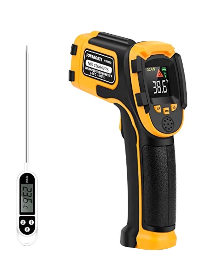 Digital Infrared Gun With Cooking Thermometer Black/Yellow 11.8x5.9x2inch - v1557478300/N25347886A_1