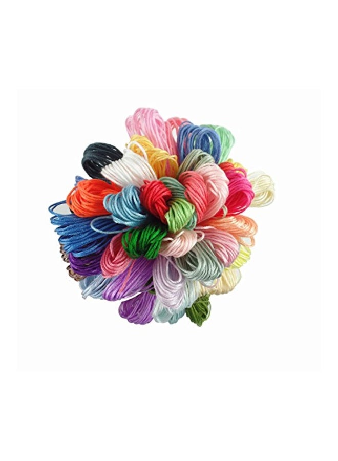 Sisilyovo - 100 Skeins Embroidery Floss Cross Stitch Thread Set Multicolour - Image 1