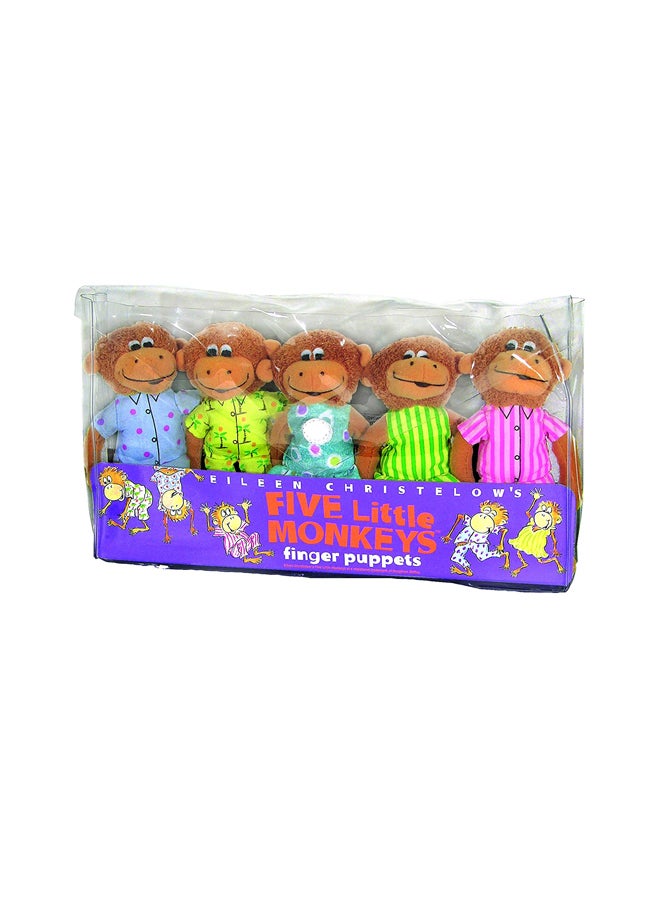 MerryMakers 5-Piece Finger Puppet Monkeys Playset 1587 - Image 5