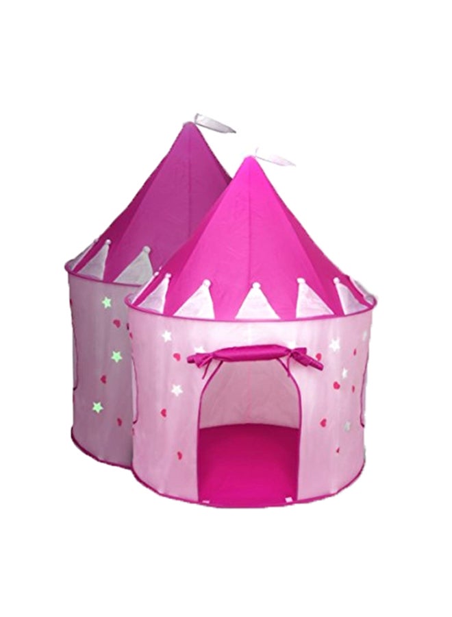 FoxPrint Princess Castle Play Tent with Glow Star - Image 1