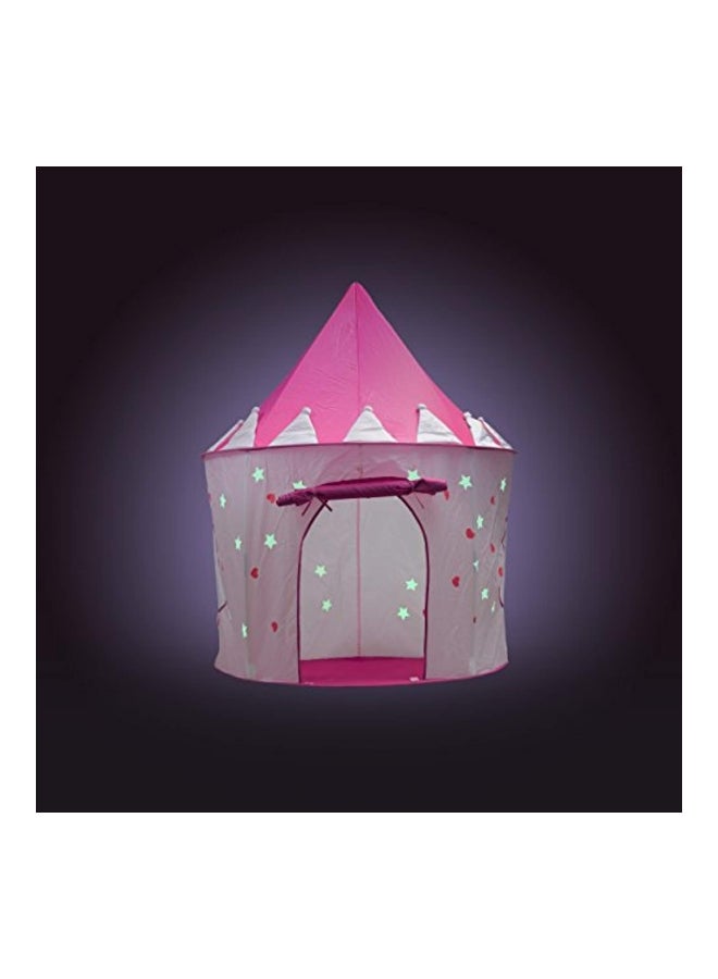 FoxPrint Princess Castle Play Tent with Glow Star - Image 2
