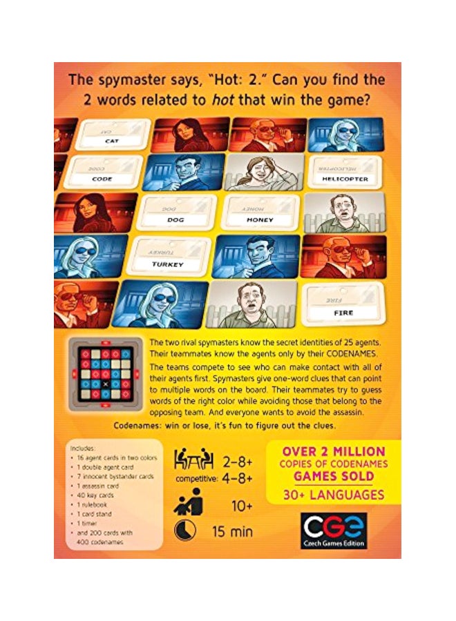 Czech Games - Codenames Party Game 20x17x4cm - Image 1