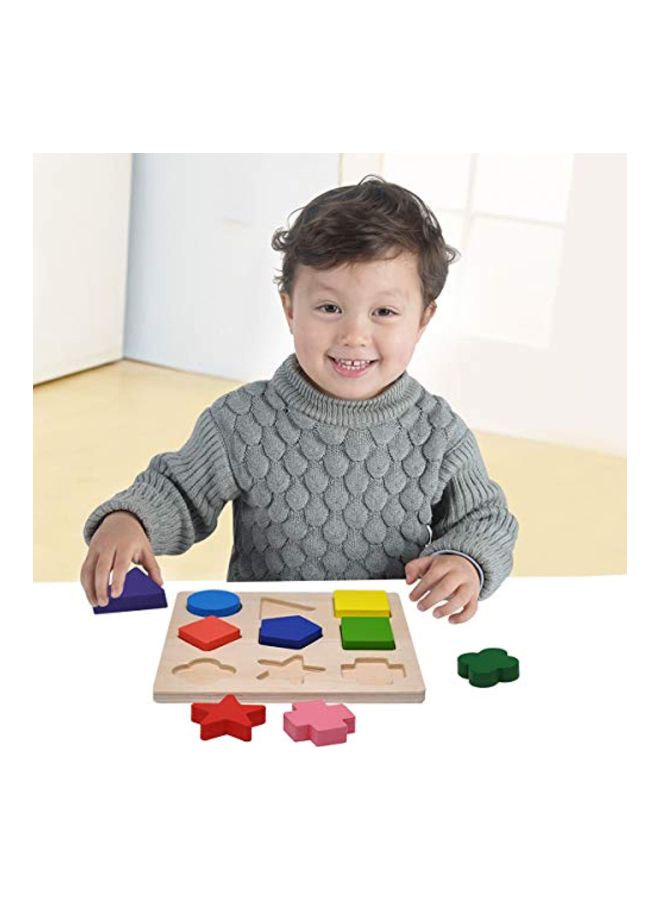 GYBBER&MUMU 9-Piece Preschool Shapes Wooden Puzzle Set - Image 5