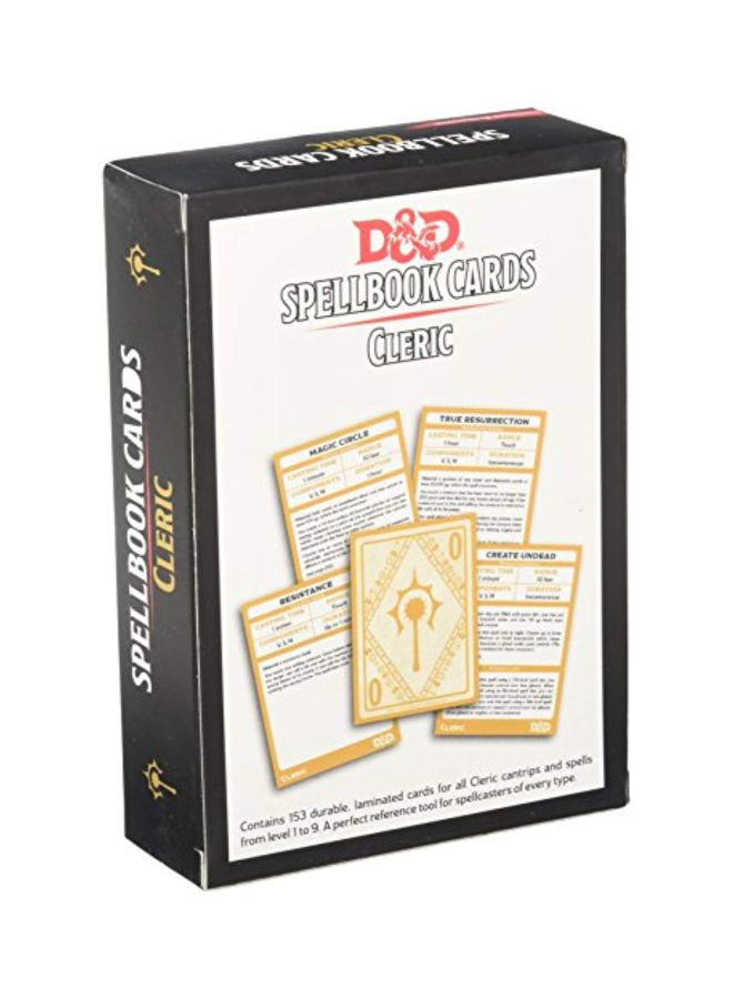 لعبة الورق بنمط كتاب "Spellbook Cards: Cleric" - v1557478560/N25348349A_2