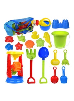 19-Piece Kids Beach Sand Plastic Toys Set - v1557478578/N25348372A_1