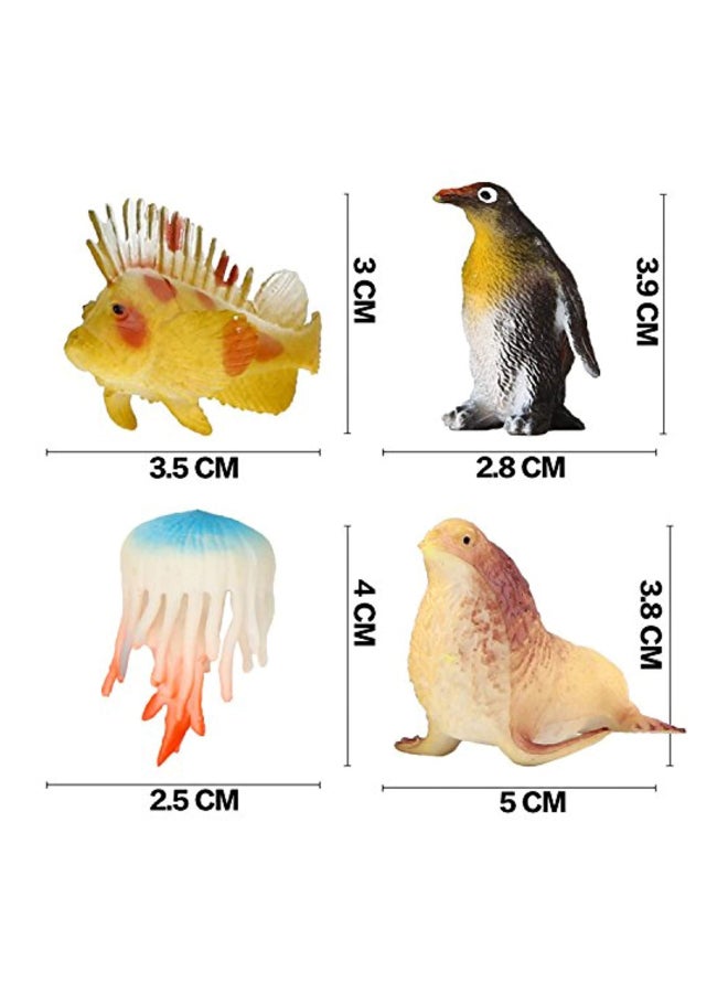 Funcorn Toys - 52-Piece Ocean Sea Animal Figures 2inch - Image 1