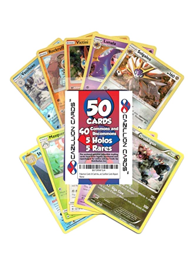 Pokemon 50-Piece Cazillion Commons And Uncommons Card