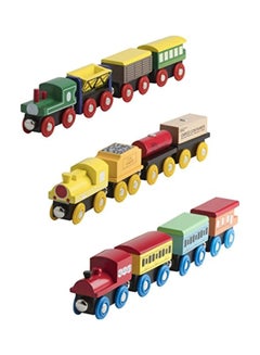 12-Piece Wooden Magnetic Train Toy Set SG+B077H8K5D1+US - v1557478655/N25348463A_1