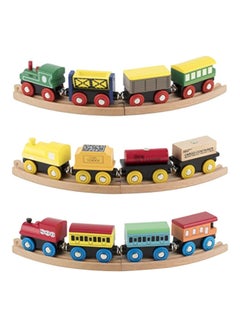 12-Piece Wooden Magnetic Train Toy Set SG+B077H8K5D1+US - v1557478655/N25348463A_2