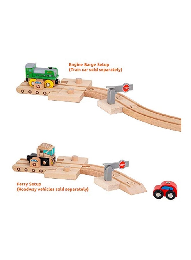 Orbrium 68-Piece Wooden Train Track Set  - Image 3