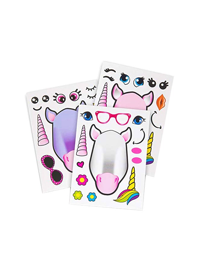 24-Piece Make A Unicorn Sticker 6.5inch - v1557478767/N25348600A_1