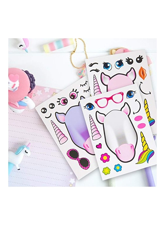 24-Piece Make A Unicorn Sticker 6.5inch - v1557478768/N25348600A_6