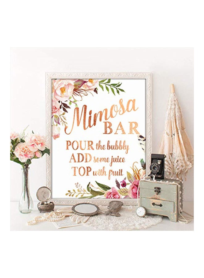 موردون مجموعة لافتات تحمل كلمة "Mimosa" 8قدم - Image 4