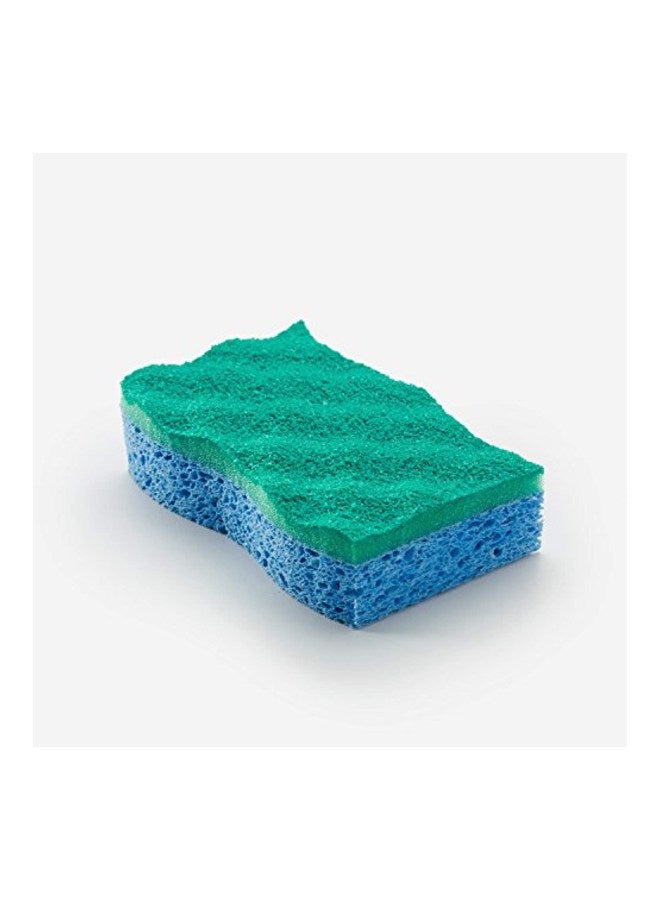o cedar - 6-Piece Multi-Use Scrub Sponge Multicolour - Image 1