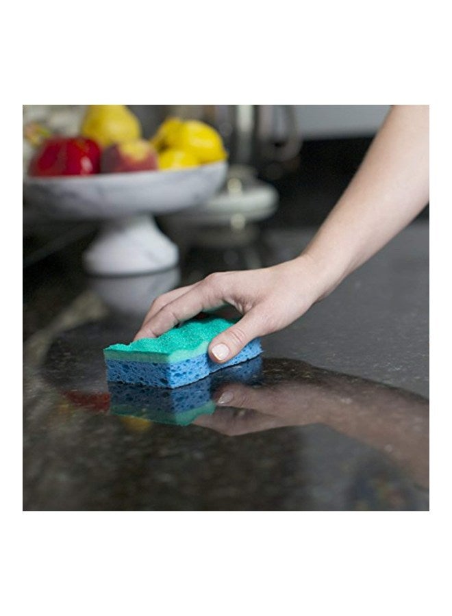 o cedar - 6-Piece Multi-Use Scrub Sponge Multicolour - Image 1