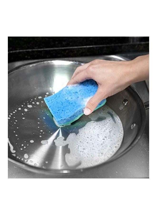 o cedar - 6-Piece Multi-Use Scrub Sponge Multicolour - Image 1