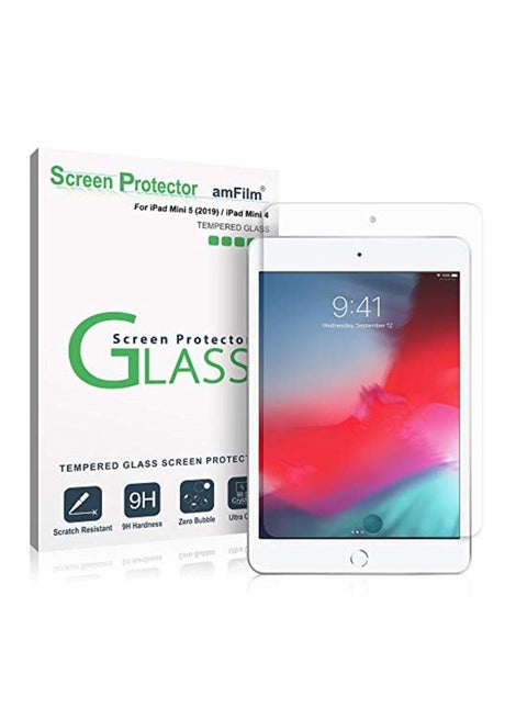 Tempered Glass Screen Protector For Apple iPad Mini 5/iPad Mini 4 Clear
