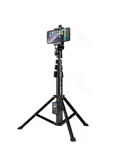 Tripod Stand With Selfie Stick Black