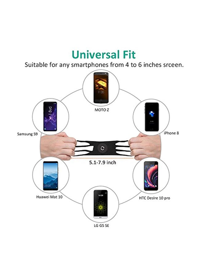 BOVON - Bike Handlebar Phone Mount Black - Image 1