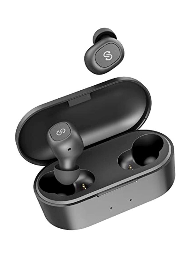 SoundPEATS In-Ear Wireless Earbuds With Mic Black  - Image 1