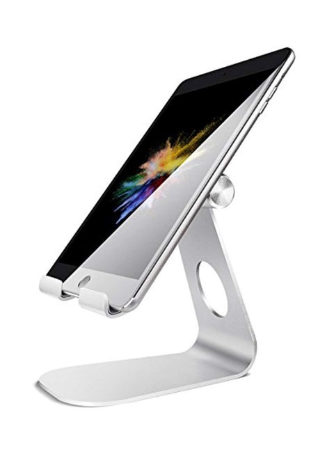 Desktop Stand Holder For Tablet Silver