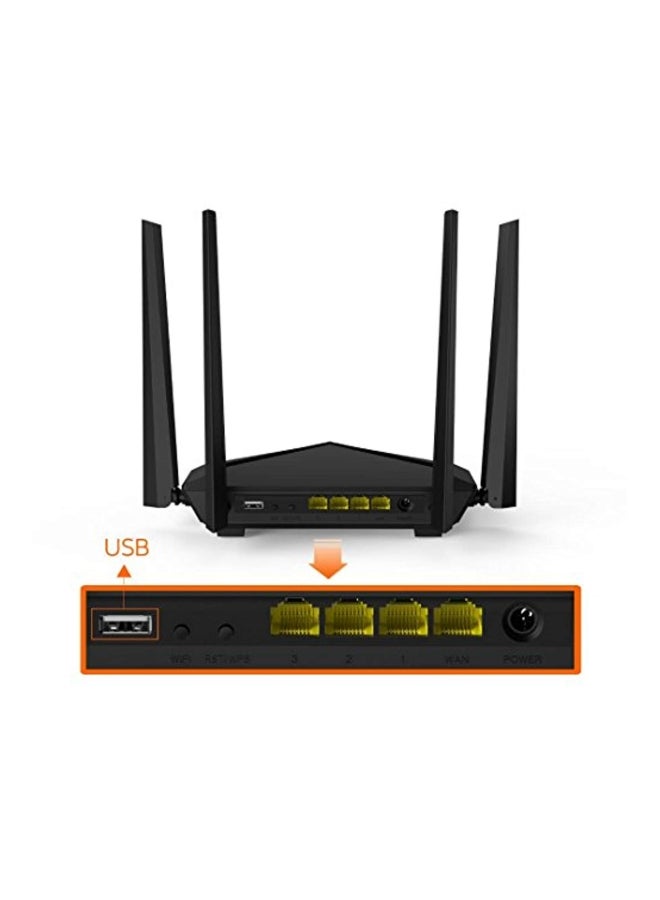 Tenda Dual Band Smart Wi-Fi Router Black  - Image 2