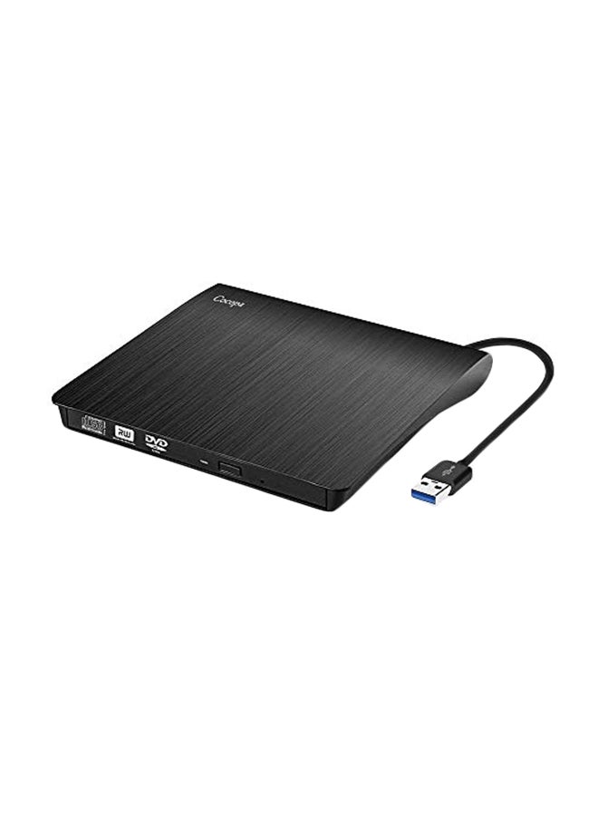 Cocopa External CD And DVD Drive Writer Black/Silver - Image 1