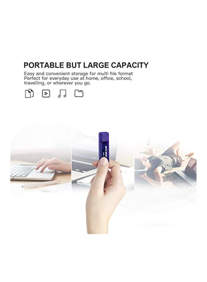 2-Piece Micro Center Super Speed USB Flash Drives Blue