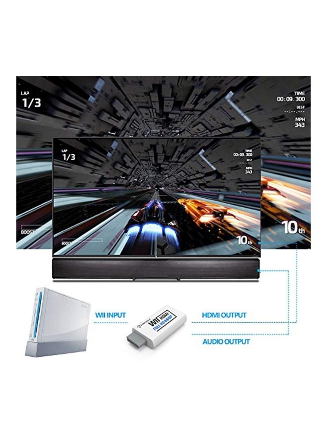 PORTHOLIC Full HD Wii To HDMI Converter White  - Image 2