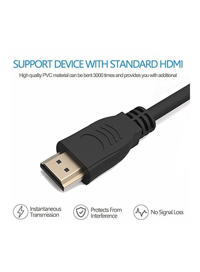 Wii To HDMI Converter With Adapter White/Black