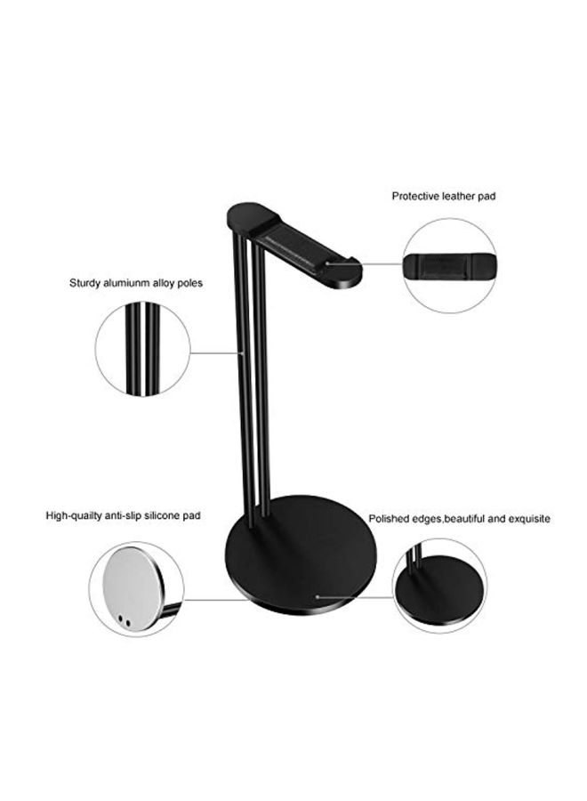 Headphone Stand Holder Black
