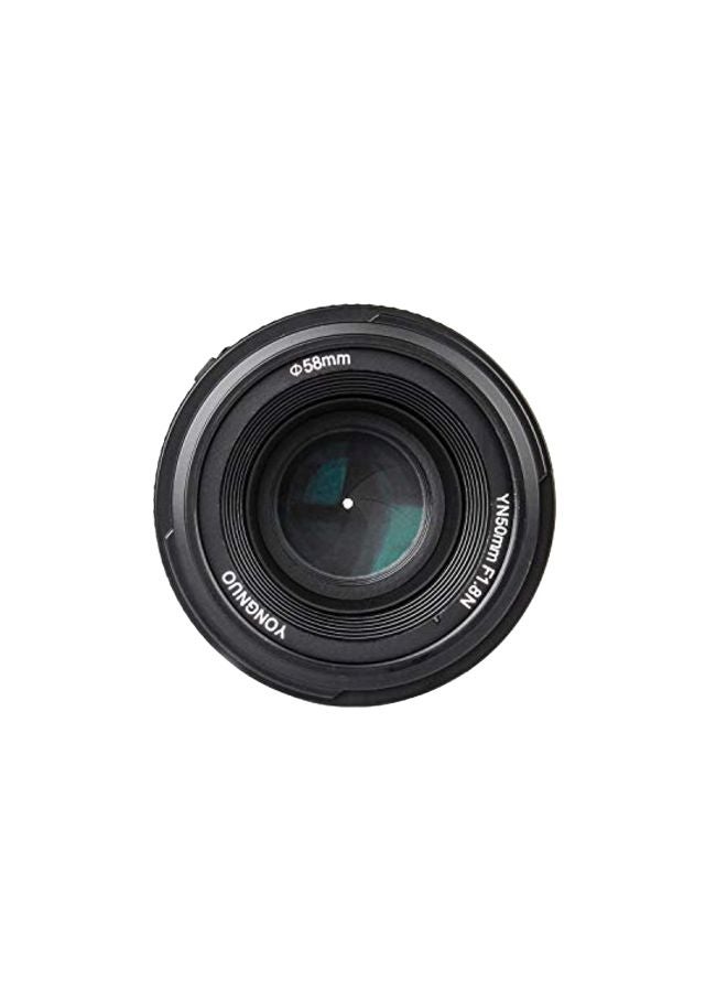 Eachshot YN EF 50mm f/1.8 AF Lens For Nikon Cameras Black  - Image 1