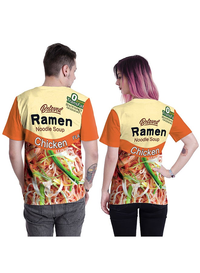 3D Printing Short Sleeve Couple T-Shirt Multicolour - v1557479613/N25153844V_2