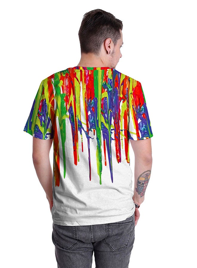 3D Printing Short Sleeve Couple T-Shirt Multicolour - v1557479617/N25153856V_4