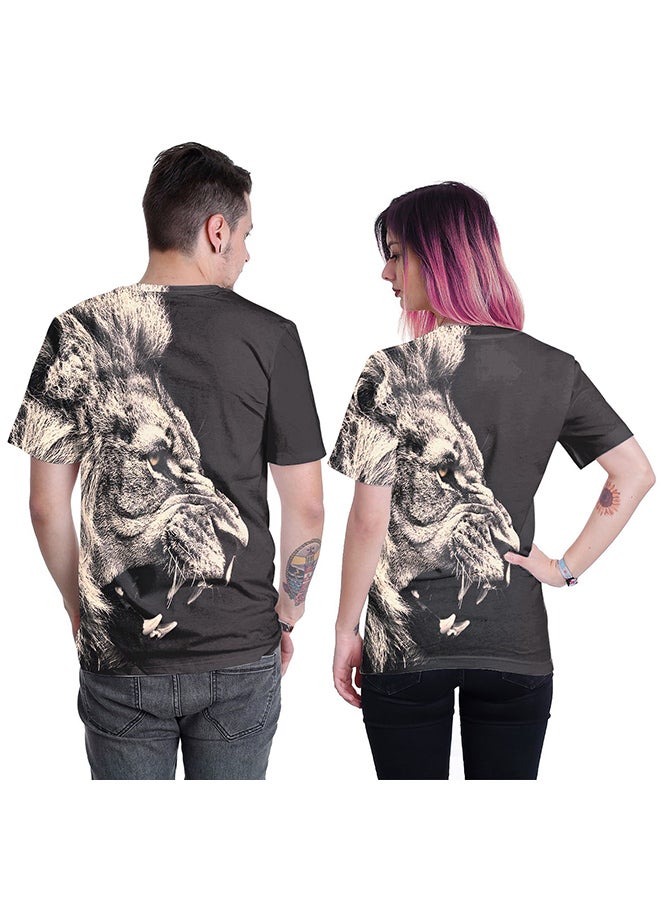 NADABAO - 3D Printing Short Sleeve Couple T-Shirt Multicolour - Image 1