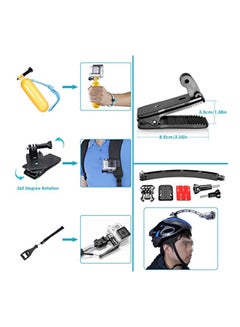 Neewer 50-In-1 Accessories Kit For GoPro 7/6/5/4/3+/3/2/1 SJ4000/5000/6000/Xiaomi Yi Black/Red/Yellow  - Image 4