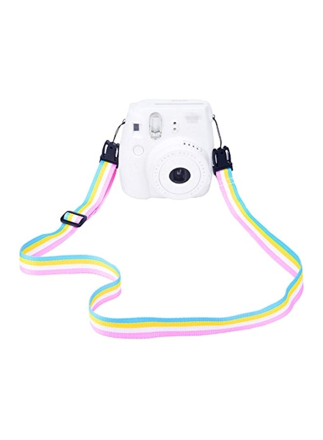 Sunmns Camera Neck Shoulder Strap Belt For Fujifilm Instax Mini 9/8/ 90/8+/ 7s/ Square SQ10 Pink/White/Black - Image 2