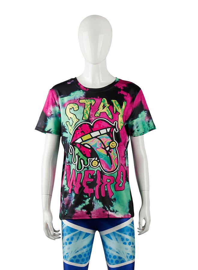 NADABAO 3D Printing Short Sleeve Couple T-Shirt Multicolour - Image 3