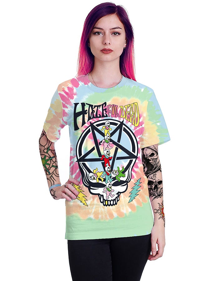 NADABAO 3D Printing Short Sleeve Couple T-Shirt Multicolour - Image 1